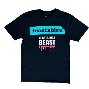 Mr. Beast Black Official Feastables Bar Limited Edition Graphic Women's Size Med
